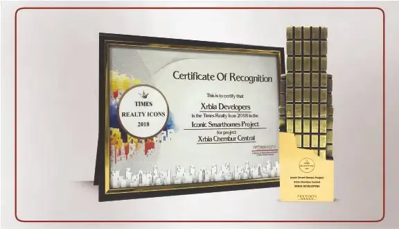 Xrbia Chembur Central - Iconic Smart Homes Project of the year 2018 by TIMES GROUP