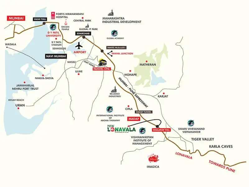New Lonavala Location Map