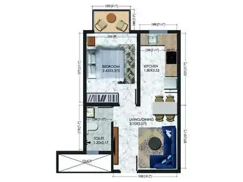 1 BHK Flats in Dhanori, Pune