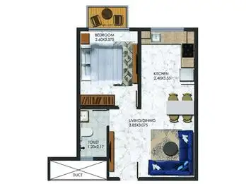 1 BHK Flats in Dhanori, Pune