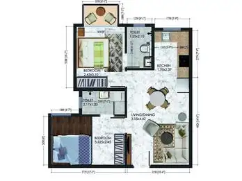 2 BHK Flats in Dhanori, Pune